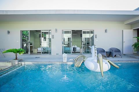 Private Pool Villa : Yipmunta Private Pool Villa Phuket, Cherngtalay, Talang, Phuket,