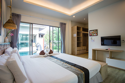 Twin Bedrooms Pool Villa Phuket : Yipmunta Pool Villa Phuket,