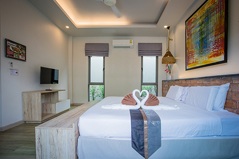 Twin Bedrooms Pool Villa Phuket : Yipmunta Pool Villa Phuket,