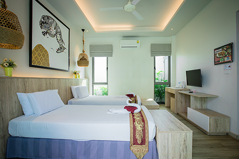 Twin Bedrooms Pool Villa Phuket : Yipmunta Pool Villa Phuket,