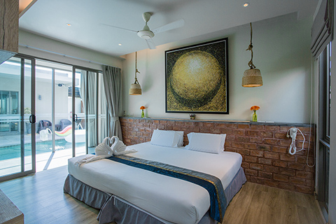 Twin Bedrooms Pool Villa Phuket : Yipmunta Pool Villa Phuket,